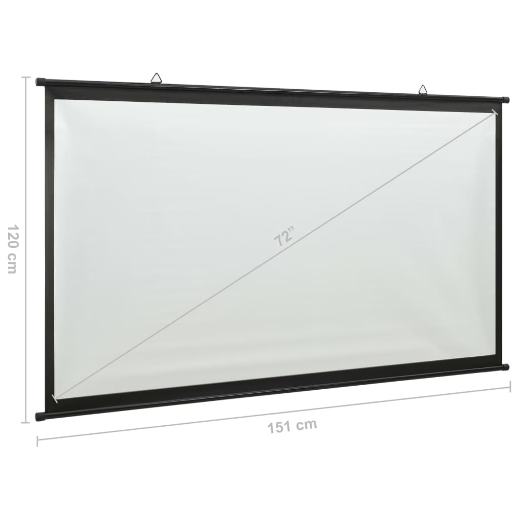 Projection Screen 72" 4:3